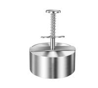 Hamburger Patty Maker Press Stainless Steel Non-Stick Round Manual Rice Ball Mold for Griddle Meat Kitchen Grilling Accessories(Size 8cm)