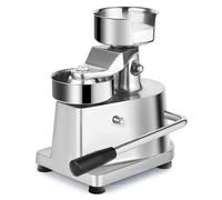 Hamburger Patty Maker, Stainless-Steel Manual Machine for Personal and Commercial Food Preparation with Patty Papers