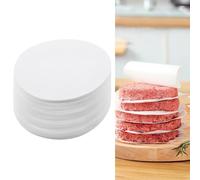 Hamburger Patty Paper - 11cm Wax Papers for Separation & Easy Release of Pressed Patties - Be Grill-Ready with 200 Burger Paper Sheets - Non-Stick Wax Discs for Burger Patty Press