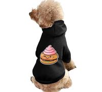 Hamburger Poop Dog Hoodie Shirts Pet Clothes for Small Puppy Cat Costume XL