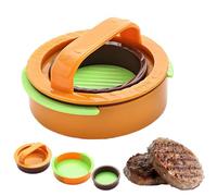 Hamburger Press and Patty Maker for Making Patties | Meat Mould, Device for Making and Shaping Hamburgers, for Use in the Kitchen when Cooking for Home Barbecue in the Garden G