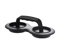 Hamburger Press | Manual Pork Burger Maker Mold | 2 Cavity Non-Stick Meat Patty Patty Device for BBQ, Baking, Ham