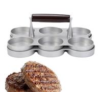 Hamburger Press Tool - Heavy Duty Patty Maker Mold, Burger Shaper for Evenly Cooked Meat Patties, Non Stick Kitchen Gadget for Grilling BBQ | Picnic Travel Cooking Accessory for Burger Lovers