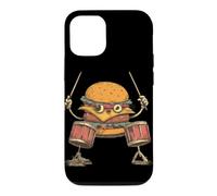 Hamburger Rock Costume with Drums Instrument Case for iPhone 12/12 Pro