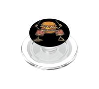 Hamburger Rock Costume with Drums Instrument PopSockets PopGrip for MagSafe