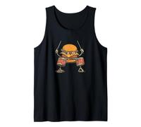 Hamburger Rock Costume with Drums Instrument Tank Top