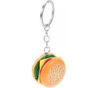 Hamburger Simulation Cheeseburger Pendant Key Chain Key Ring Pendant Hamburger Handmade Jewelry for Hanging on Bag Key Women's Novelty Keychains Accessories, Car Keychain, Bobs Burgers Keychai, Brown,