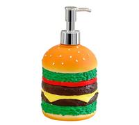 Hamburger Soap Dispenser For Kitchen, Fun Hamburger Shaped Design, 15cm, Dish Soap Dispenser, Dishwashing Liquid Holder, Refillable Bottle And Convenient Pump Top, For Kitchen, Bathroom, Commercial