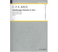 Hamburger Sonata in G Major, Wq. 133 by Carl Philipp E. Bach (English) Paperback