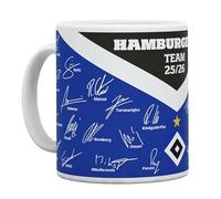 Hamburger SV HSV Coffee Mug Signature Signatures Autographs ** Team 2025/2026 **