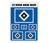 Hamburger SV HSV diamond sticker set.