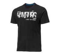 Hamburger SV HSV T-Shirt "Mein Hamburg-Abschlach! Black Fan Item + FanEmotion Bottle Opener, black, M