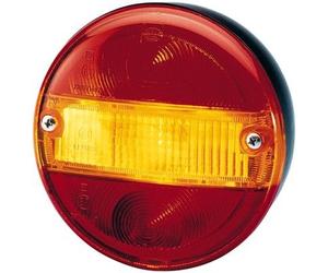 Hamburger Tail Lamp Round Vibration Damper - Right | HELLA 2SD 001 685-231