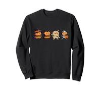 Hamburger Witch Vampire Ghost Halloween Kids Mens Womens Sweatshirt