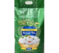Hamd Premium Quality 10Kg Super Kernel Pure Aromatic Basmati Rice | World's Finest Grains | Gluten Free | White Rice