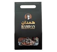Hamdan Coffee Turkish Coffee - Sultan’s Secret Dark Roast Arabica Ibrik Blend, Rich Aromatic Bold Traditional Ground Coffe with Royal Spice Blend for Velvety Robust Flavour - (200 g)