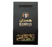 Hamdan Pistachio Turkish Coffee - Medium Roast Arabica Beans with Pistachio Essence, Nutty Velvety Sophisticated Flavour, for Rich Creamy Texture, Traditional Authentic Brew - (200 g)