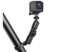 Hamdril 360° Adjustable Camera Mount Compatible with, Insta360 X5 X4 X3, GO3, Ace Pro 2, DJI Action 3 4 5 Pro, Pocket 3 & More, Fits 0.76-2 Inch Round Tube for UTV ATV Motorcycle Bike