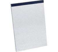 Hamelin 001 Pack of 20 A4 Basic Notepads Small Squares 5 mm 200 Pages Stapled Head