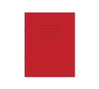 Hamelin 9 x 7 Exercise Books 7mm Squared 48 page 100 pack in Red