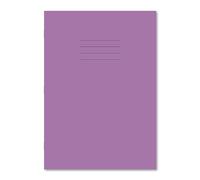 Hamelin A4 8 mm Ruled and Margin 64 Pages Exercise Book - Purple (Pack of 50)