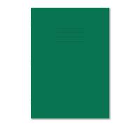 Hamelin A4 8 mm Ruled and Margin 80 Pages Exercise Book - Dark Green (Pack of 50), 100101168