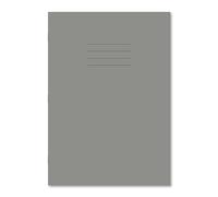 Hamelin A4 8 mm Ruled and Margin 80 Pages Exercise Book - Grey (Pack of 50)