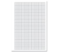 Hamelin A4 Loose Leaf/Ream Paper, Graph 2, 10, 20mm Unpunched, 500 Sheets / 1000 Pages, 5 Pack