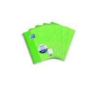 Hamelin Paperbrands 384508027 College Pads A5 Optic Paper 90 g/m² Lined Laminated Cover 9 mm 80 Sheets Pack of 5