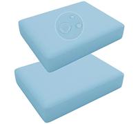 Hamender 2-Pack Waterproof Sofa Seat Cushion Covers with Zipper, 60x60cm & 55x50cm, Chair Seat Pads Cover for Indoor & Outdoor Patio Rattan Furniture (Blue, 50x45x10cm)