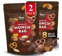 Hames Chocolates Marvellous Munch Bag Pouch 2x - Mixed Chocolate and Snack Selection with Crunchy, Smooth Variety for Everyday Snacking - Recyclable Packaging - 100g x 2 - Family Packs