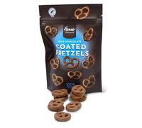 Hames Chocolates - Milk Chocolate Coated Pretzels Pouch, 100g, Pack of 2. Recyclable Packaging. Delicious Snacking.