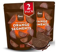 Hames Chocolates Milk Chocolate Orange Segments Pouch 100g x 2 Orange Choco