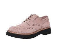 Hamesk Women Oxfords Platform Lace-up Oxfords Shoes Girls Ladies Women Casual Wingtips Brogue Oxfords, Pink, 7 UK