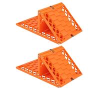 HAMIL 2PCS Foldable Car Traction Board Auto Emergenc.y Folding Tire Traction Mat Rescue Tire Ladder Anti Skid Pad Plate Traction Tracks Grip Mats for Off-Road Wheel Tyre Ice Mud Sand Snow Trapped