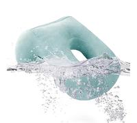 HAMIL Desk Pillow for Napping,Curved Center Hollow Out Nap Desk Sleeping Pillow - Comfortable Office Nap Face Cushion with Arm Rest for School Office, Prevent Numb Hands