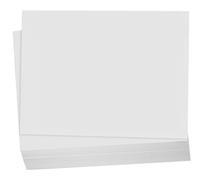 Hamilco Gray Cardstock Paper with Vellum Finish - 5" x 7", 67 lb Cover, Blank Index Flash & Post Cards, Printer-Friendly, 100 Pack