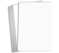 Hamilco White Cardstock Thick 12x18 Paper - Heavy Weight 80 lb Cover Card Stock 50 Pack