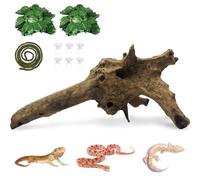 Hamiledyi Large Driftwood for Reptile Tank 11-16" Natural Bearded Dragon Wood Snake Climbing Branch Decor Assorted Driftwood Terrarium Accessories for Ball Python Gecko Lizard Chameleon Iguana