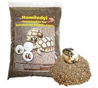Hamiledyi Vermiculite for Incubating Reptile Eggs Terrarium Bedding Snake Habitat Substrate Reptile Bedding for Tortoise, Gecko, Ball Python, Salamander, Snake, Horned Frog(2Pack,0.87gal)