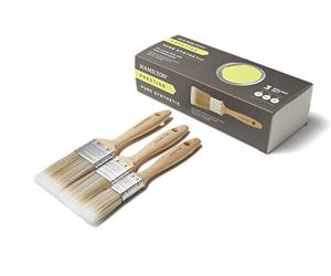Hamilton 23140-003 Prestige Synthetic Bristle Flat Paint Brush 3pc Set
