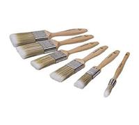 HAMILTON 23140-005 PRESTIGE SYNTHETIC BRISTLE FLAT PAINT BRUSH 5PC SET + SASH BRUSH