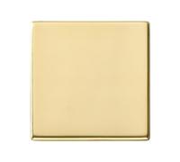 Hamilton 7G21BPS Hartland G2 Screwless Single Blank Plate - Polished Brass