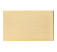 Hamilton 7G22BPD Hartland G2 Screwless Double Blank Plate - Satin Brass