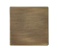 Hamilton 7G29BPS Hartland G2 Screwless Single Blank Plate - Antique Brass