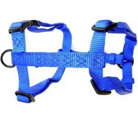 Hamilton Adjustable Comfort Nylon Dog Harness, Blue, 5/8" x 12-20"