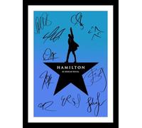 Hamilton An American Musical Cast Autographed Signed And Framed Photo