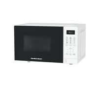 Hamilton Beach 20L Essential Microwave, Digital Controls, LED Display, 8 Presets, 10 Power Levels, Speed Defrost, Child Lock, 700W - HB20P7PDW, White