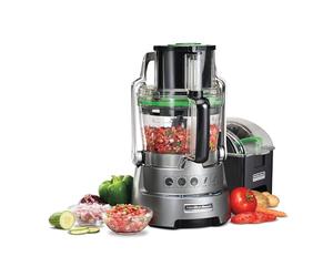 Hamilton Beach 70825-SAU 14-Cup (3Litre) Dicing Food Processor, Plastic, 600W, Silver
