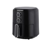 Hamilton Beach Air Fryer, 4.2L, SimpliFry, 1300W, Manual Controls, Adjustable Temperature, Adjustable Timer, 60 Min Timer, Energy Saving, Fry, Roast, Bake, Broil, Reheat, Black - HB4001